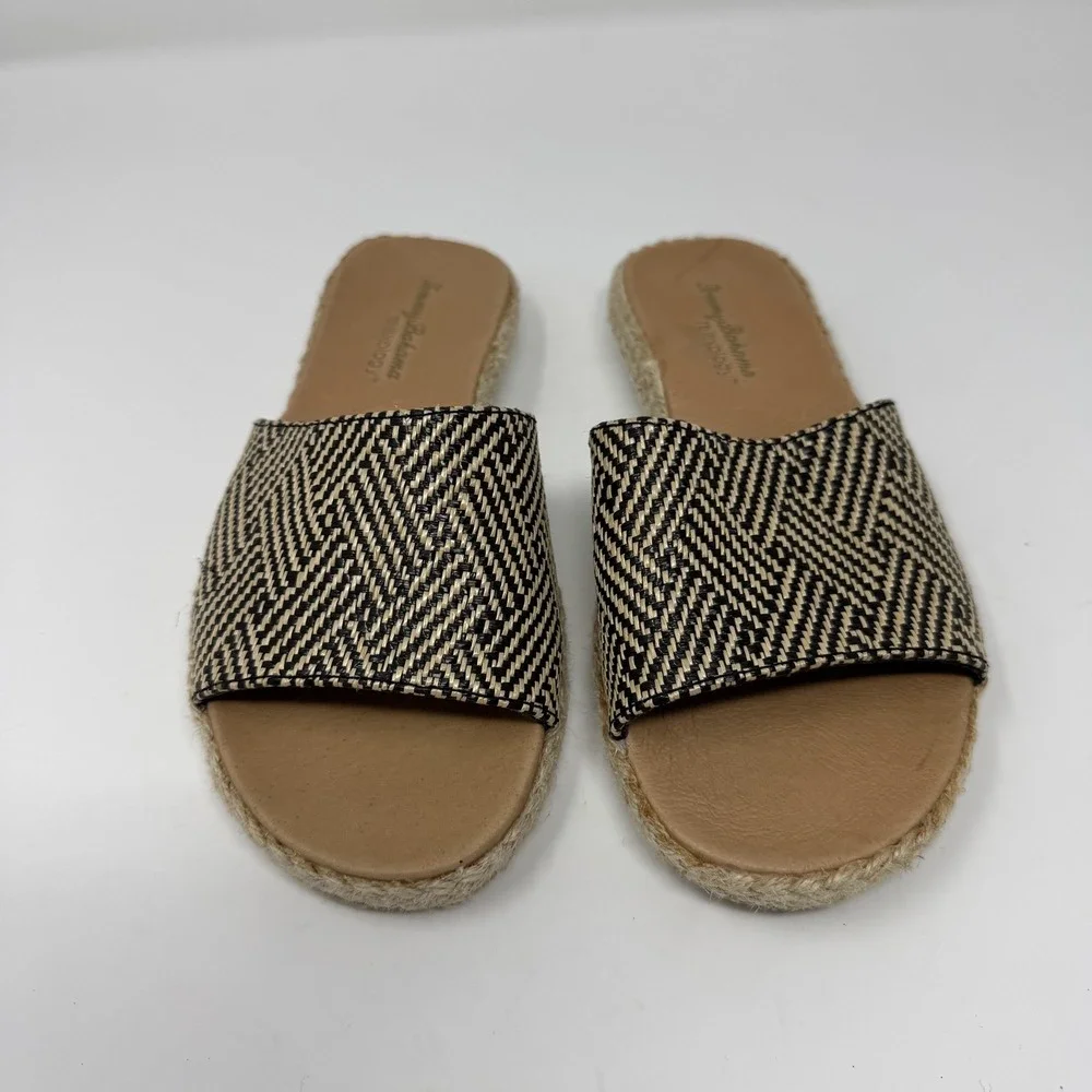Tommy Bahama Relaxology Shoes Womens Size 8 Slide Espadrille Sandals Woven